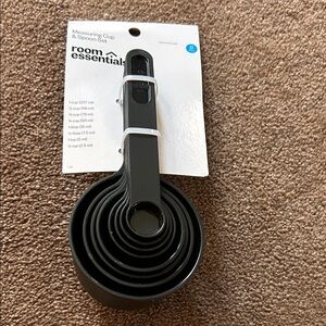 Room Essentials Black Kitchen Measuring Set